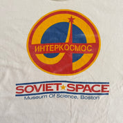 J- Vintage 90s Soviet Space Boston Museum Of Science Graphic Made In USA Single Stitch Tee - XL