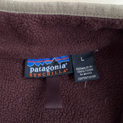 J- Vintage Patagonia Synchilla Logo Half Zip Polar Fleece - L