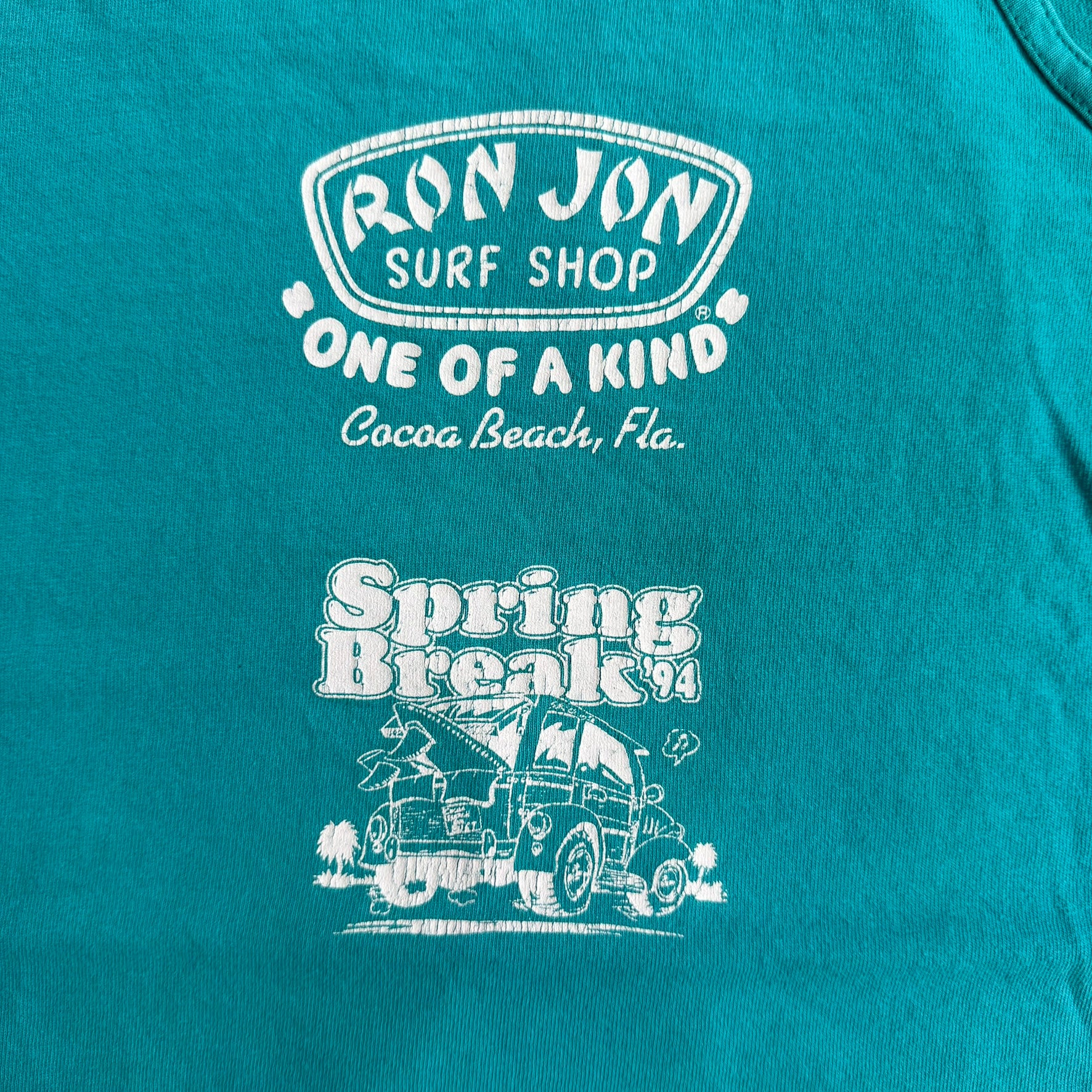 J- Vintage '94 Ron John Surf Shop Spring Break Cocoa Beach Fla Graphic Tank Top - L