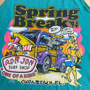 J- Vintage '94 Ron John Surf Shop Spring Break Cocoa Beach Fla Graphic Tank Top - L