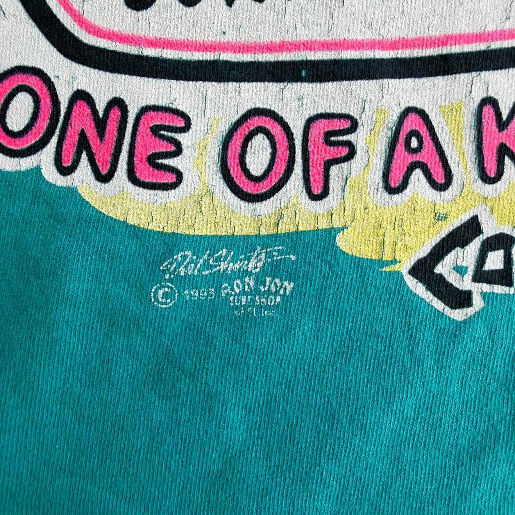 J- Vintage '94 Ron John Surf Shop Spring Break Cocoa Beach Fla Graphic Tank Top - L