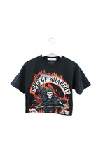 Load image into Gallery viewer, Z - Mojo Music Baby Tee Rework Sons Of Anarchy Reaper &amp; Flames
