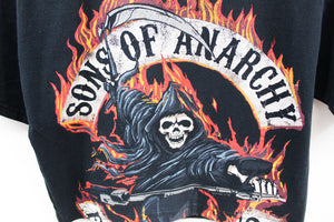 Z - Mojo Music Baby Tee Rework Sons Of Anarchy Reaper & Flames