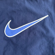 J- Vintage 90s Nike Embroidered Swoosh & Text Made In USA Zip Up Lightweight Jacket - L