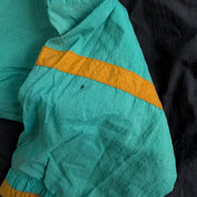 J- Vintage 90s Nike Air Jordan Embroidered Jump Man Logo & Text Zip Up Lightweight Jacket - L
