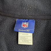 J- Vintage Seattle Seahawks NFL Reebok Embroidered Logo Quarter Zip Polar Fleece - XL