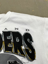 Load image into Gallery viewer, D- Vintage 1995 Los Angeles Raiders Helmet Logo &amp; Signatures Crewneck
