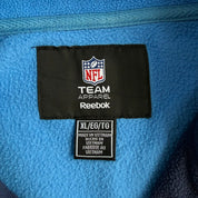 J- Vintage San Diego Chargers NFL Reebok Embroidered Logo Quarter Zip Polar Fleece - XL