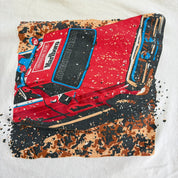 J- Vintage Marlboro Adventure Team Race Car Graphic Made In USA Single Stitch Pocket Tee - OSFA (fits L)