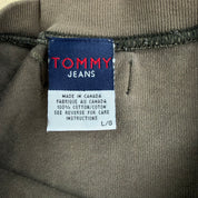 J- Vintage Tommy Hilfiger Text Made In Canada Long Sleeve Tee - L