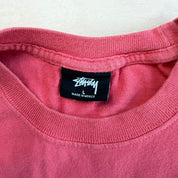 J- Stussy Design Easter Island Picture Graphic Long Sleeve Tee - L