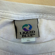 J- Vintage '97 The Grateful Dead China Rider Liquid Blue Tie Dye Tee - 2XL