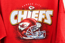 Load image into Gallery viewer, Z - NFL Kansas City Chiefs Script &amp; Helmet Graphic Tee
