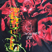 J- Vintage '97 DC Comics Spawn Jumbo Print Made In USA Giant Tag Tee - L