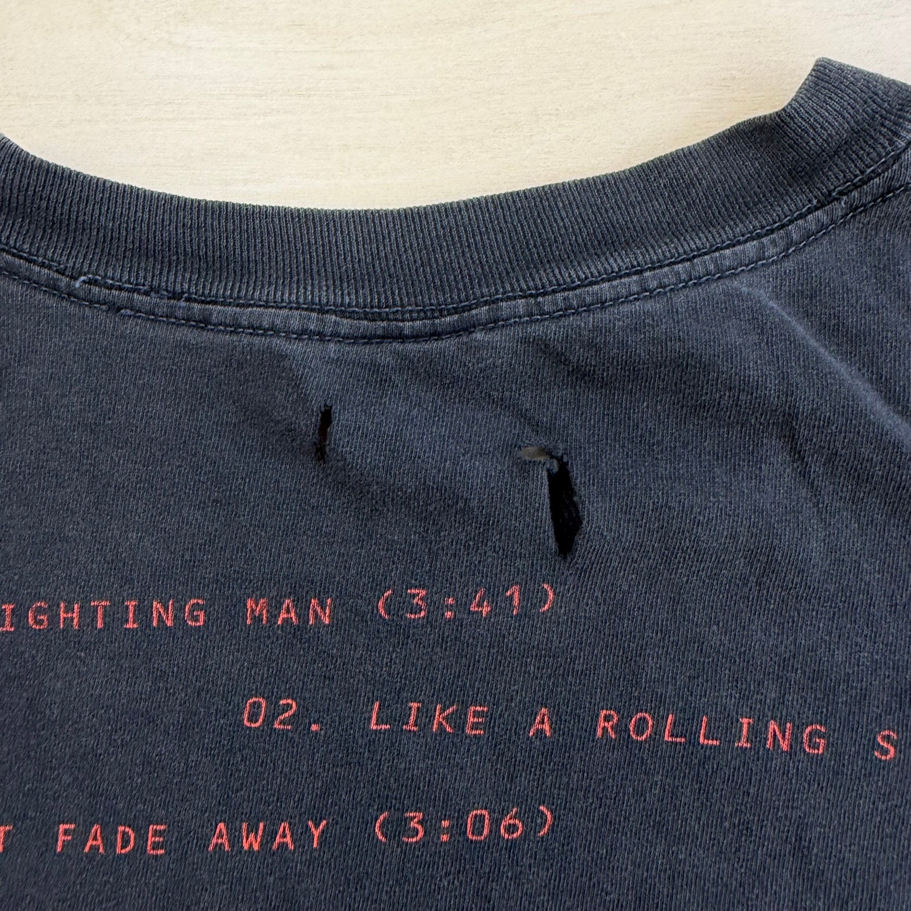 J- Vintage '95 The Rolling Stones Stripped Tour Made In USA Single Stitch Brockum Tag Tee - XL