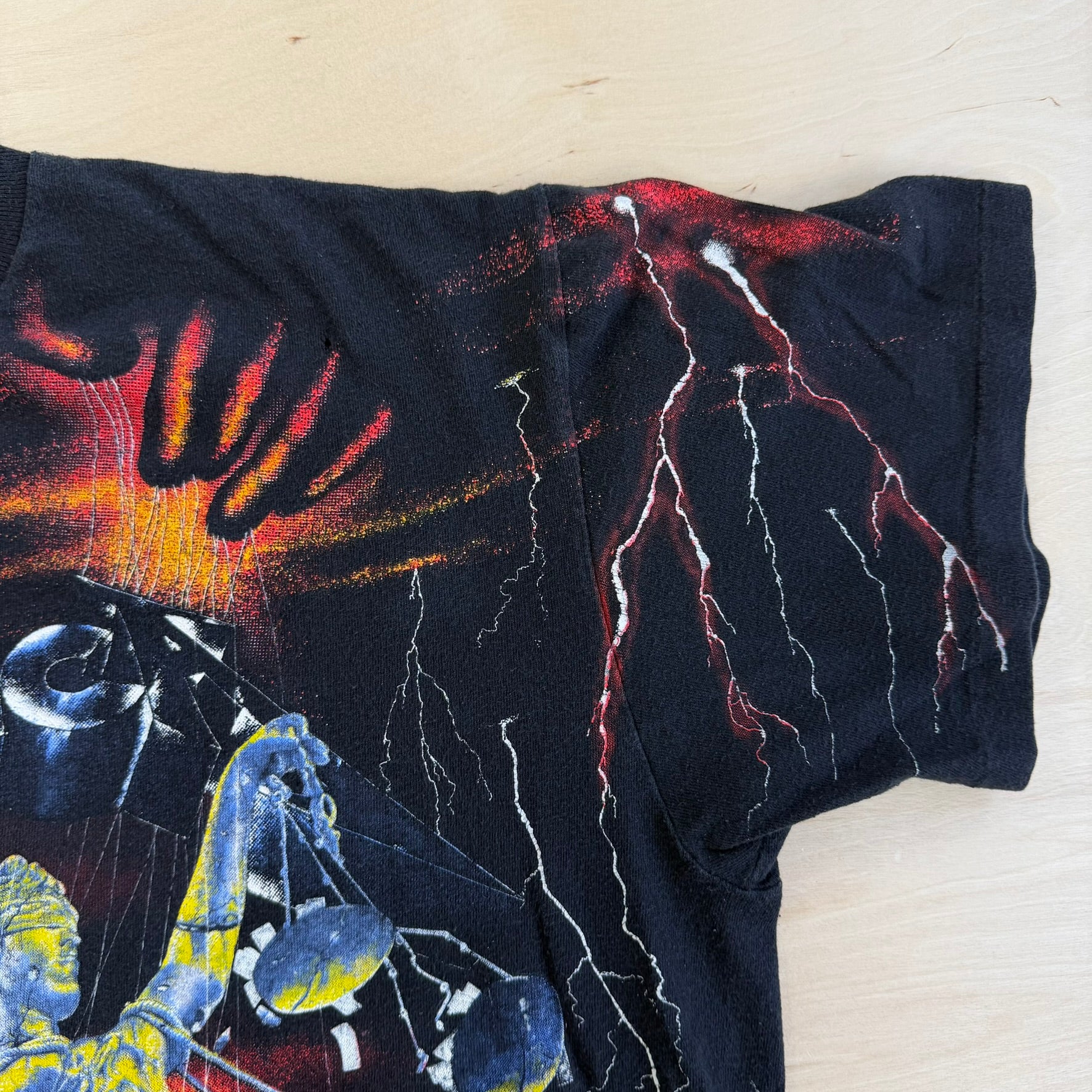 J- Vintage '91 Metallica All Over Print Album Graphic Made In USA Single Stitch Brockum Tag Tee - XL