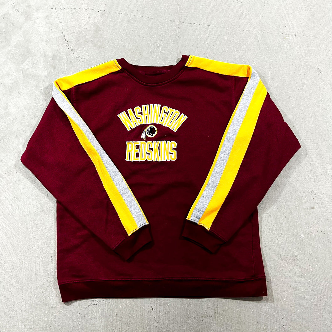 D- Vintage Washington Commanders NFL Reebok Embroidered Logo Crewneck