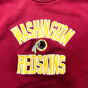 D- Vintage Washington Commanders NFL Reebok Embroidered Logo Crewneck