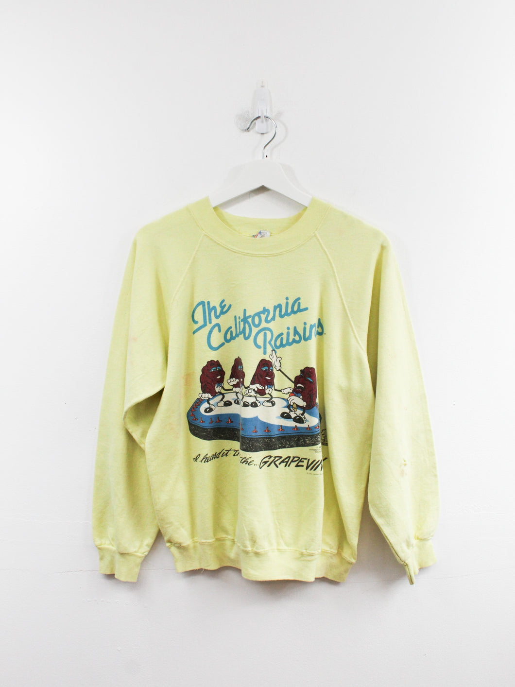 Vintage 87' California Raisins Graphic Crewneck