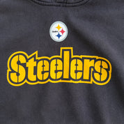 J- Vintage Pittsburgh Steelers NFL Logo Graphic Hoodie - L