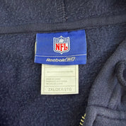 J- Vintage St Louis Rams NFL Reebok Embroidered Logo Zip Up Hoodie - 2XL