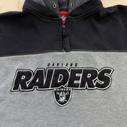 J- Vintage Oakland Raiders NFL Embroidered Logo Graphic Hoodie - XL