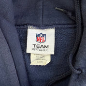 J- Vintage Los Angeles Chargers NFL Embroidered Logo Graphic Hoodie - XL