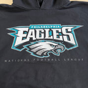 J- Vintage Philadelphia Eagles NFL Logo Graphic Hoodie - XL