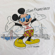 J- Vintage Disney Mickey Mouse San Francisco Graphic Made In USA Single Stitch Tee - M