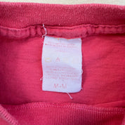 J- Vintage Guess Jeans Text Single Stitch Pocket Tee - M (fits L)