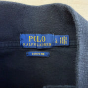 J- Vintage Polo RL Embroidered Logo Quarter Zip Knit Sweater - L