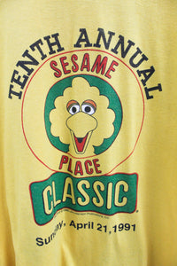 Vintage 91' Single Stitch Sesame Place Race Crew Graphic Tee