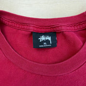 J- Vintage Stussy Cursive Text Logo Tee - XL