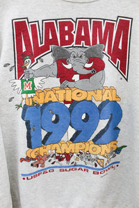 Z - Vintage 1992 Sugar Bowl Alabama Football National Champs Crewneck