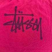 J- Vintage Stussy Cursive Text Logo Tee - XL