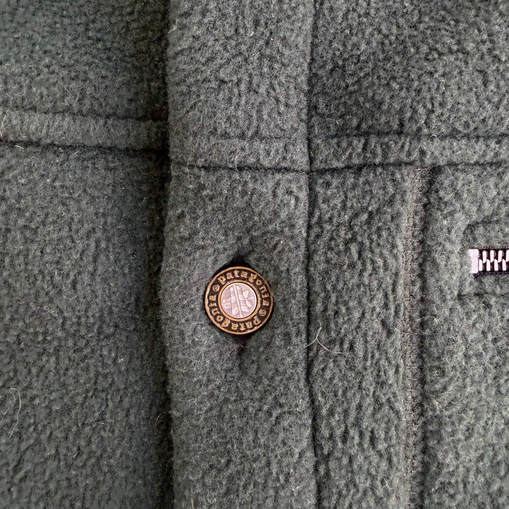 J- Vintage Patagonia Synchilla Shearling Made In USA Polar Fleece Coat - M