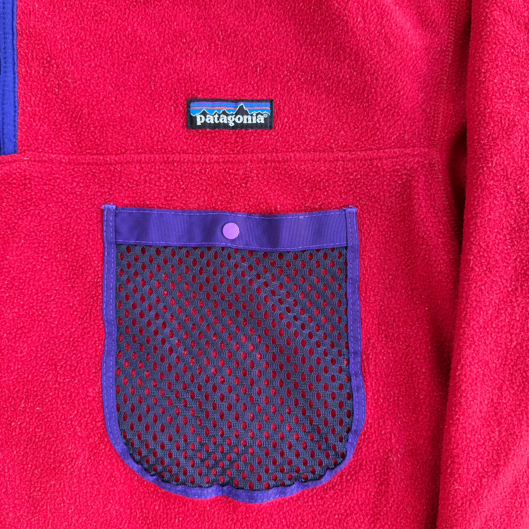 J- Vintage Patagonia Capilene Quarter Zip Made In USA Polar Fleece - L