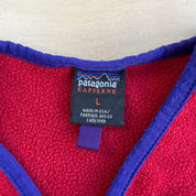 J- Vintage Patagonia Capilene Quarter Zip Made In USA Polar Fleece - L