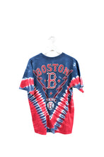 Load image into Gallery viewer, Z - MLB Boston Red Sox Logo &amp; Catcher&#39;s Helmet Tie Dye Tee
