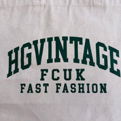 J- HG Vintage Fcuk Fast Fashion Tote Bag - Kelly Green