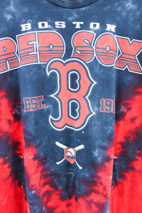 Z - MLB Boston Red Sox Script Tie Dye Tee