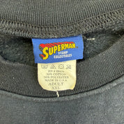 J- Vintage '98 Superman DC Comics Us Postal Stamp Design Graphic Made In USA Crewneck - 2XL