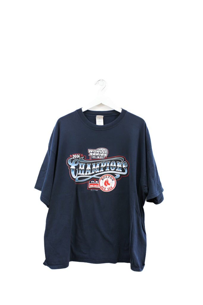 Z - 2004 MLB Boston Red Sox World Series Champions Script Tee