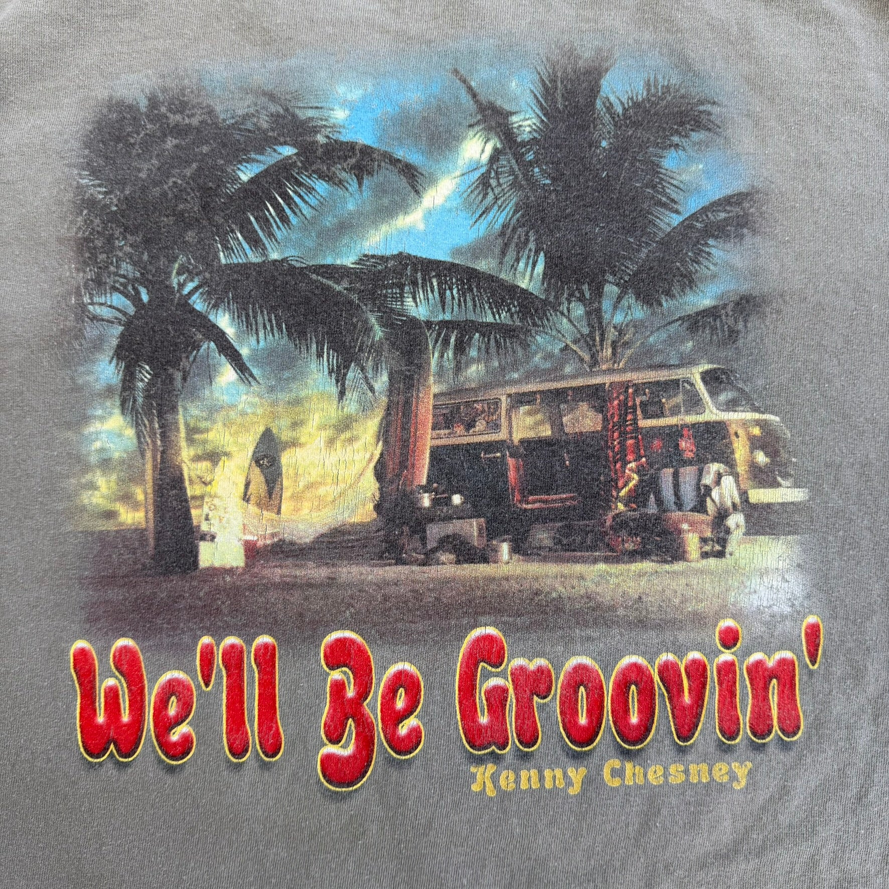 J- Vintage '04 Kenny Chesney When The Sun Goes Down Picture Graphic Tee - 2XL