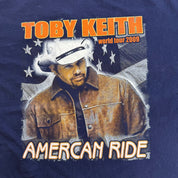 J- Vintage '09 Toby Keith American Ride World Tour Picture Graphic Tee - 2XL