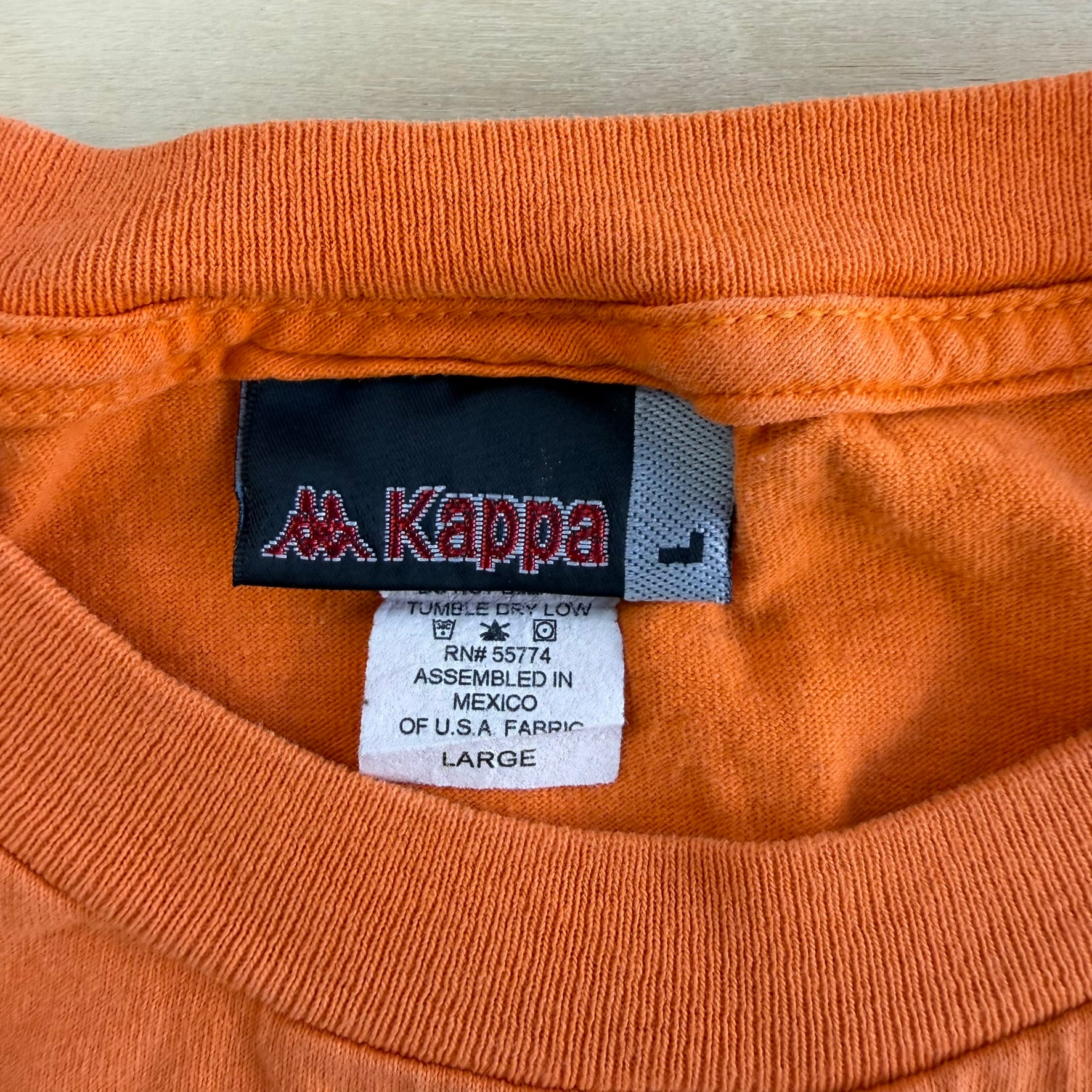 J- Vintage 90s Kappa Soccer Graphic Tee - L