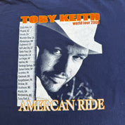 J- Vintage '09 Toby Keith American Ride World Tour Picture Graphic Tee - 2XL