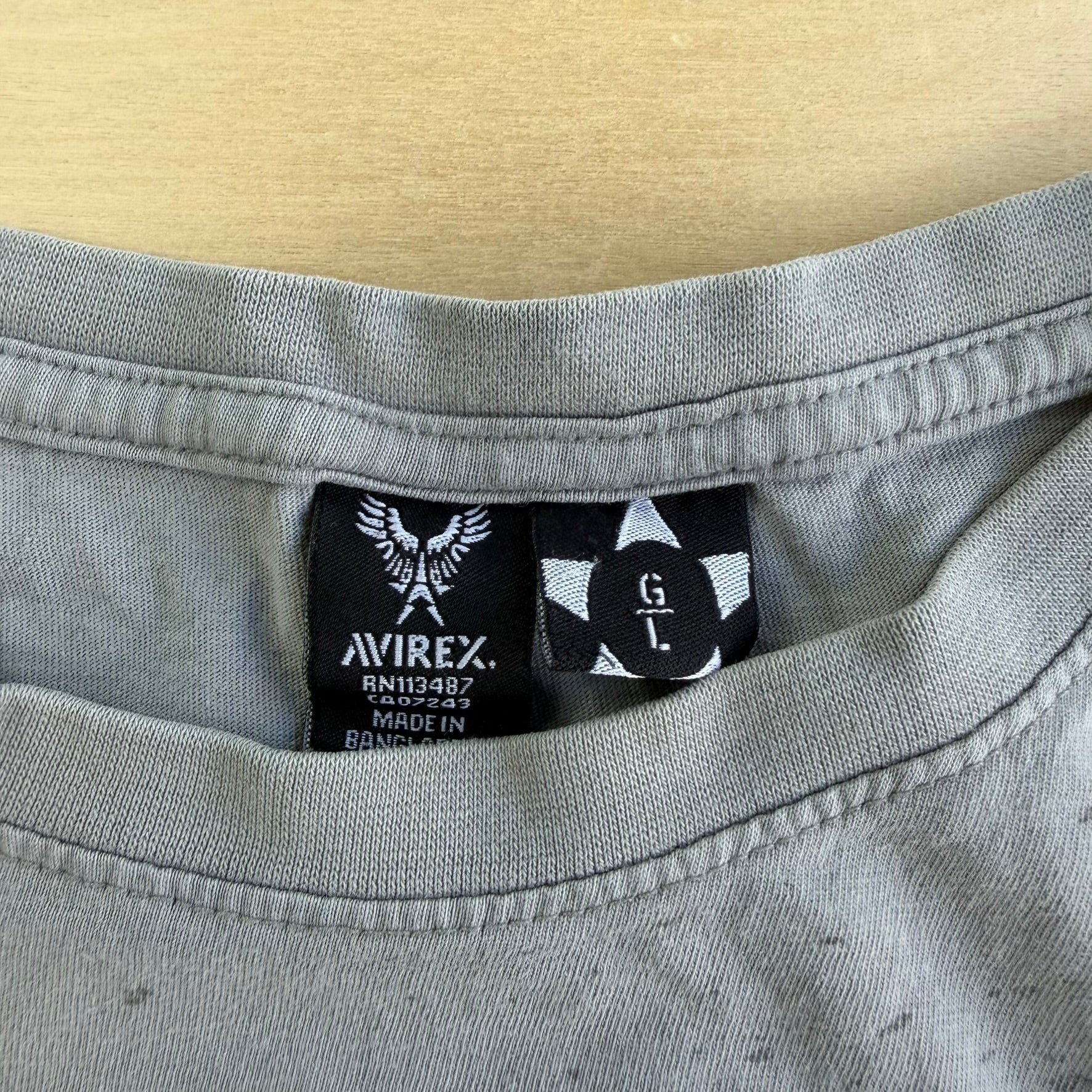 J- Vintage Avirex MMA Live The Fly Life Graphic Tee - L