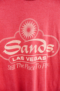 Vintage 90s Sands Las Vegas 50-50 Tee