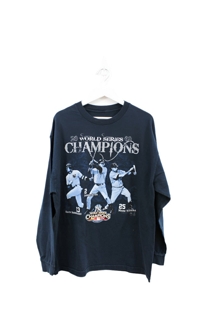 Z - 2009 MLB New York Yankees World Series Champs Long Sleeve Tee